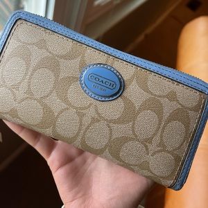 Coach zipper wallet